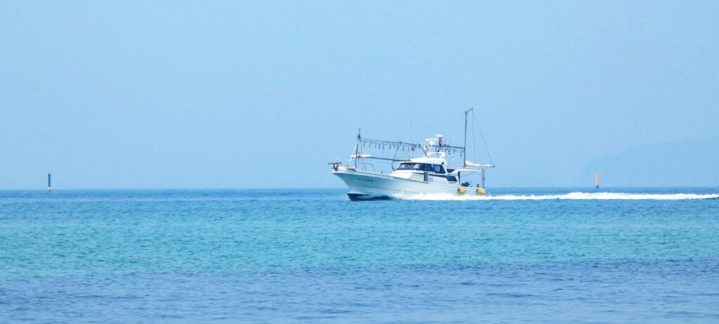 宗像・鐘崎漁港を拠点とする遊漁船